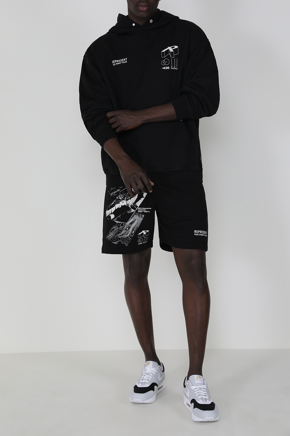 5.4 X רפרזנט סווטשירט קפוצ'ון